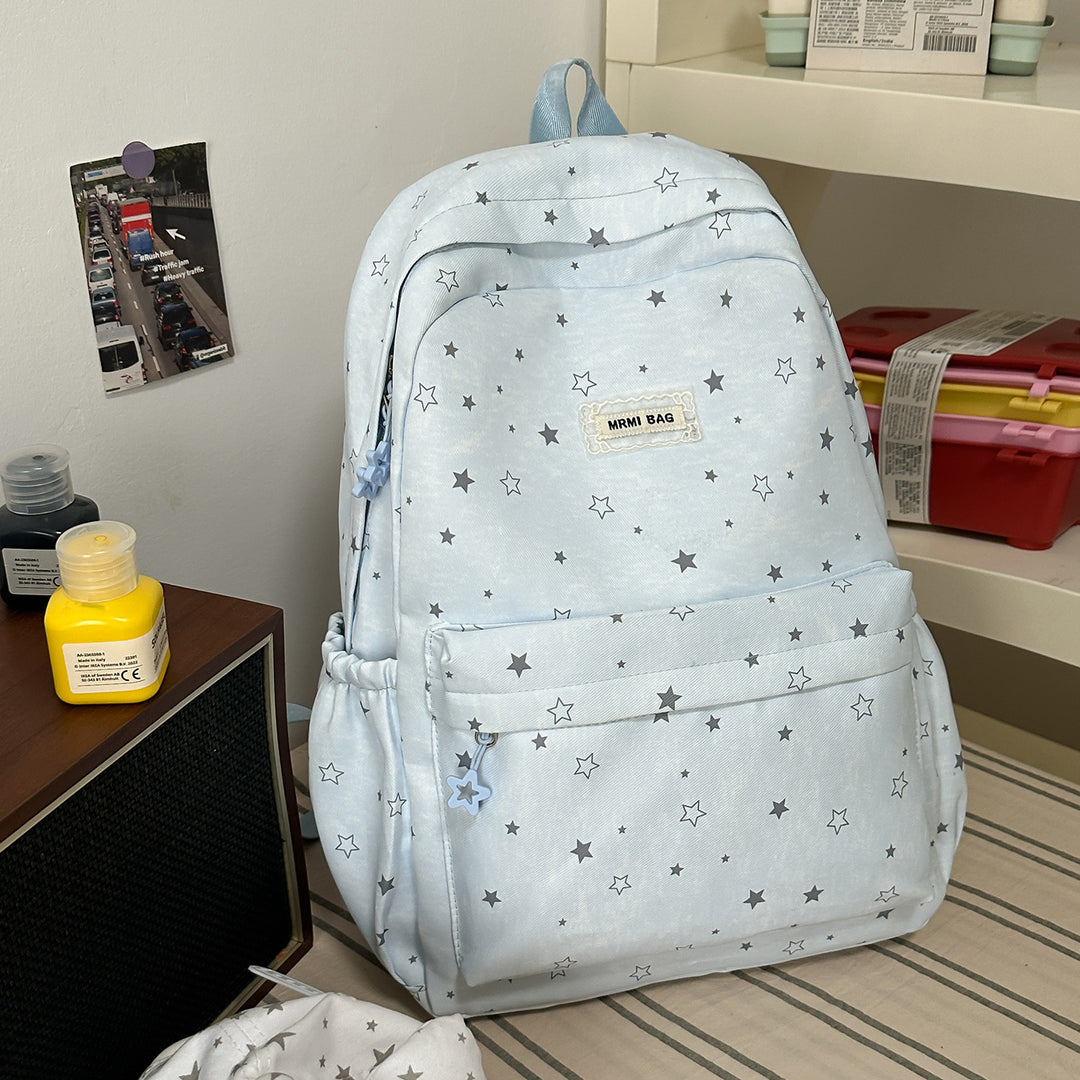 Star Patterned Casual Backpack Kalsten