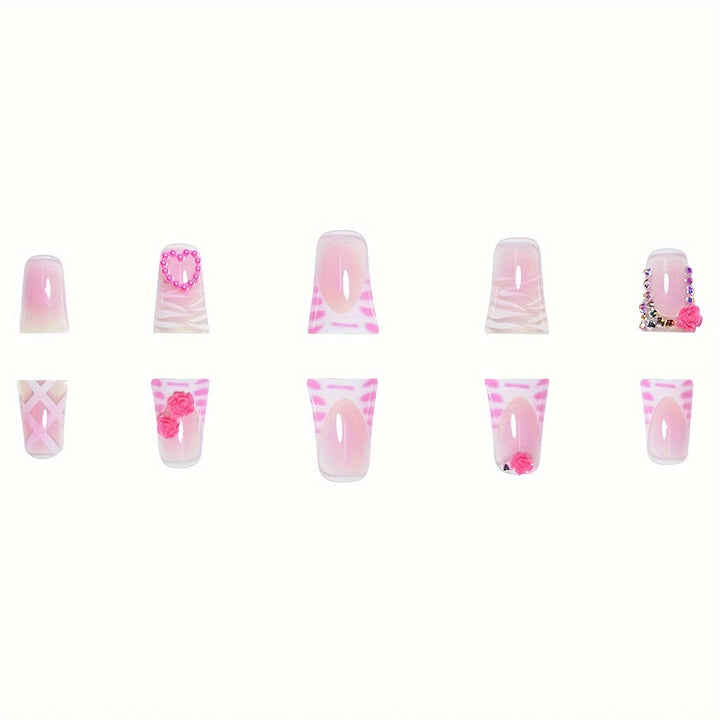 Decorative Floral Nail Art Set Kalsten
