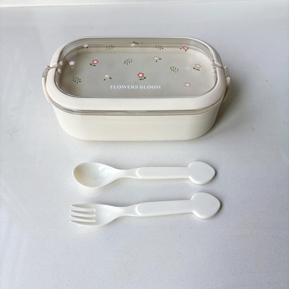 Floral Patterned Bento Lunch Box