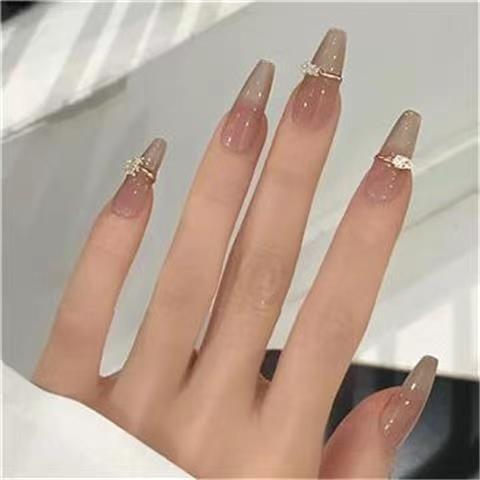 Glamorous Gemstone-Embellished Nail Art Set Kalsten