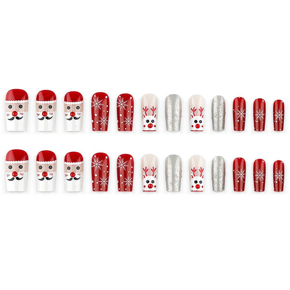 Artificial Christmas Art Nails Kalsten 1787298982