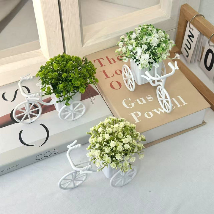 Decorative Bicycle-Shaped Planter for Indoor Home Decor