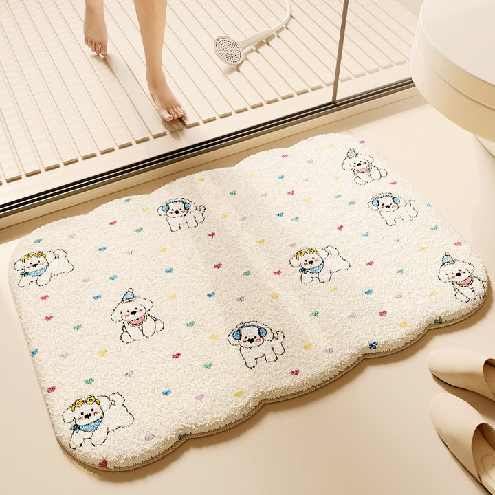 Fun Animal-Themed Bathroom Mat