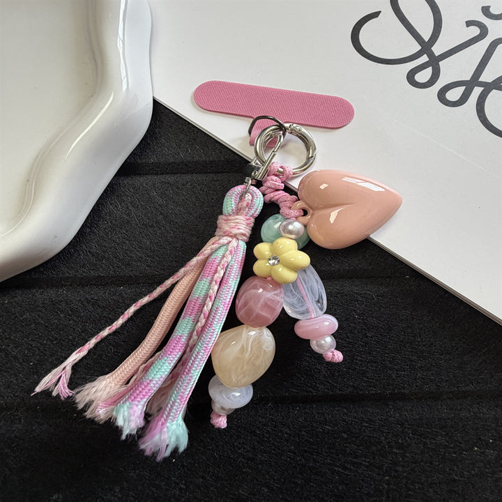 Decorative Beaded Charm Keychain Kalsten 1790134862