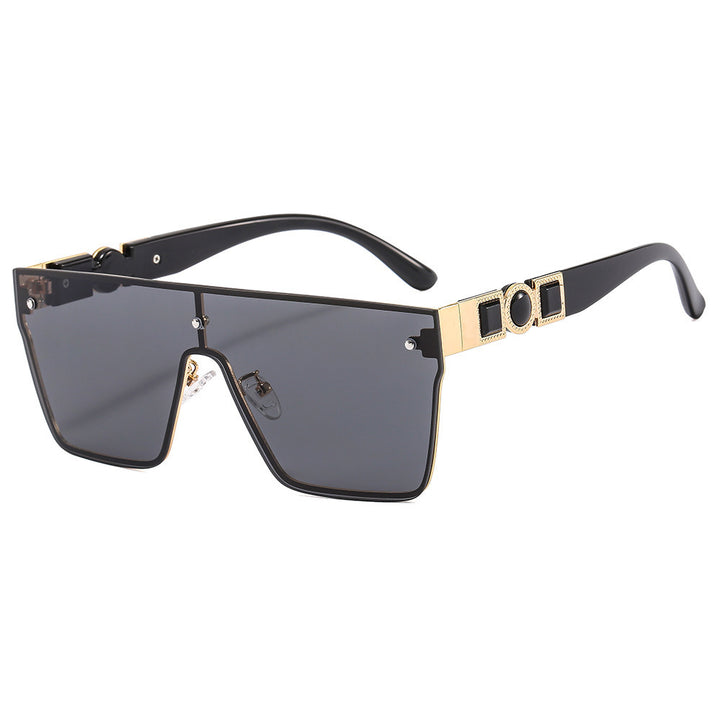 Women's oversized transparent sunglasses with fashionable frame Kalsten