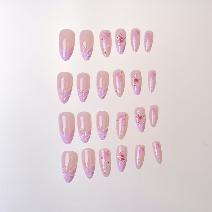 Floral Art Press-On Nail Set Kalsten