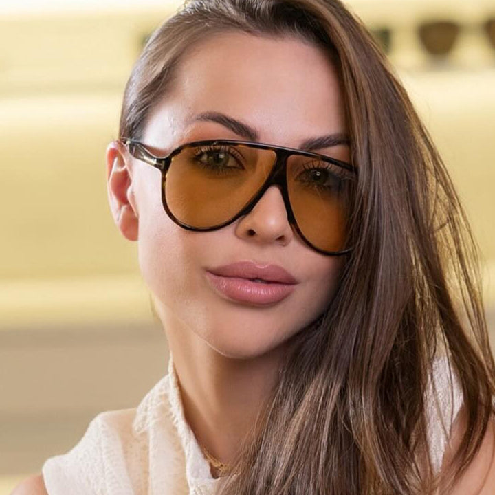Women fashionable glasses with large trendy frame Kalsten