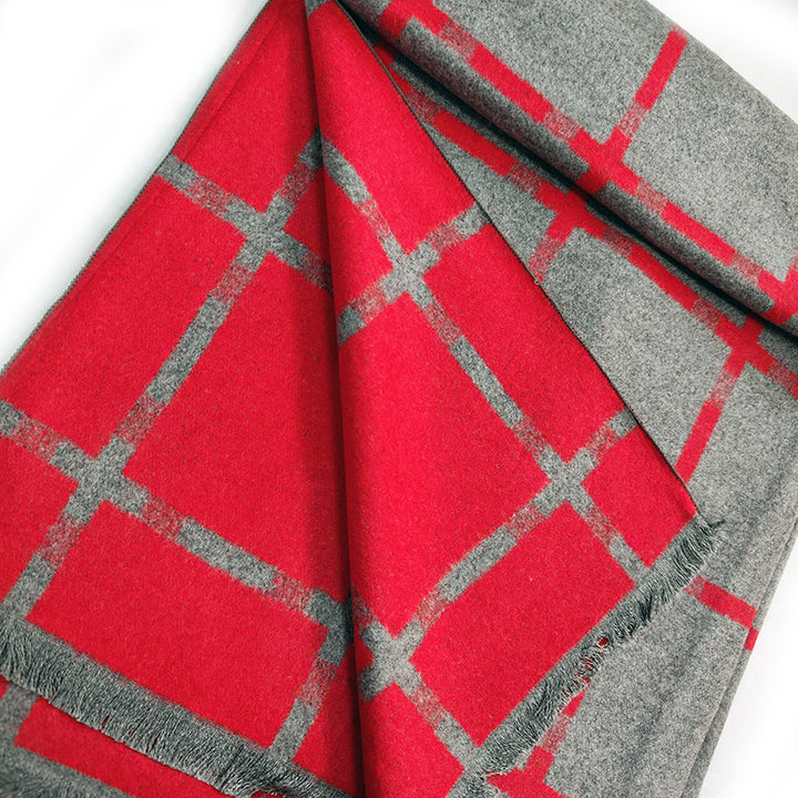 Ladies Elegant and Warm Scarf with Geometric Pattern Kalsten
