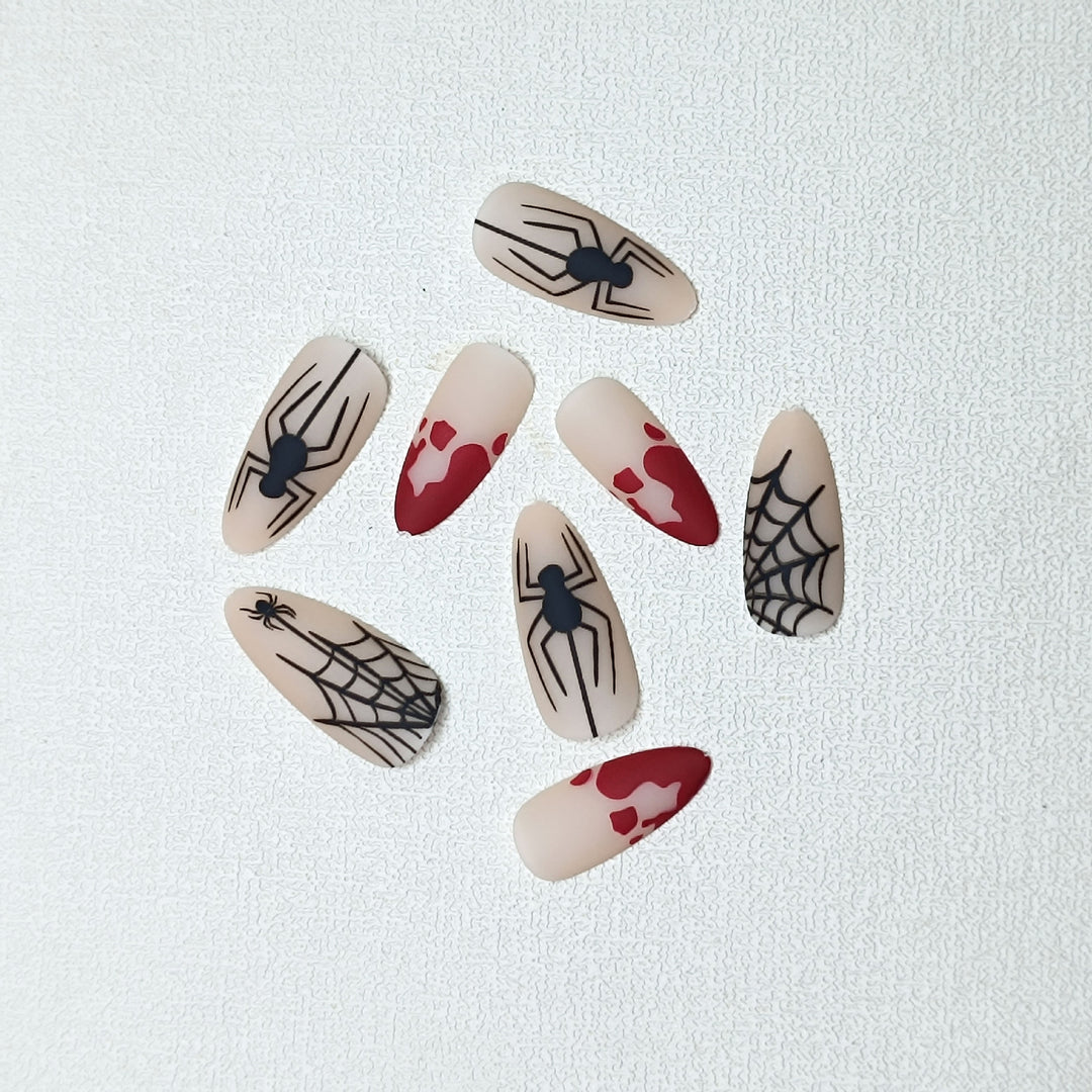 Artistic Halloween-Themed Press-On Nails Kalsten 1789805088
