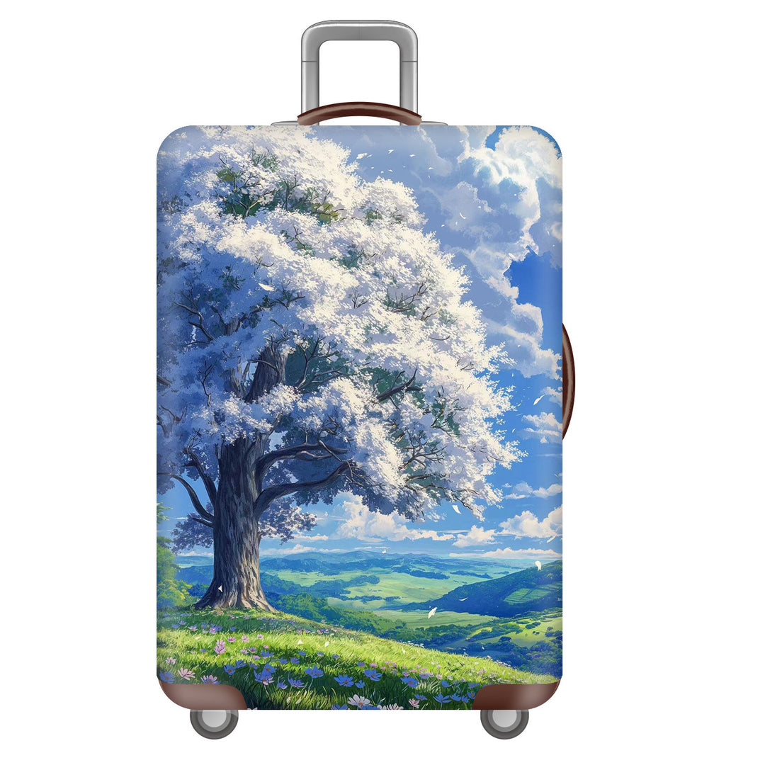 Unisex Hard-shell Suitcase with Impressive Futuristic City Design Kalsten