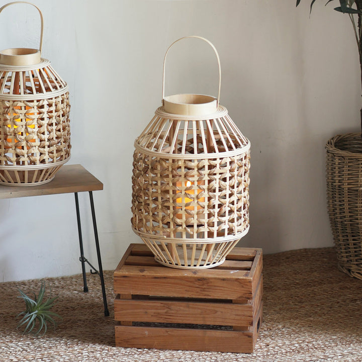 Handcrafted Rattan Lantern Kalsten