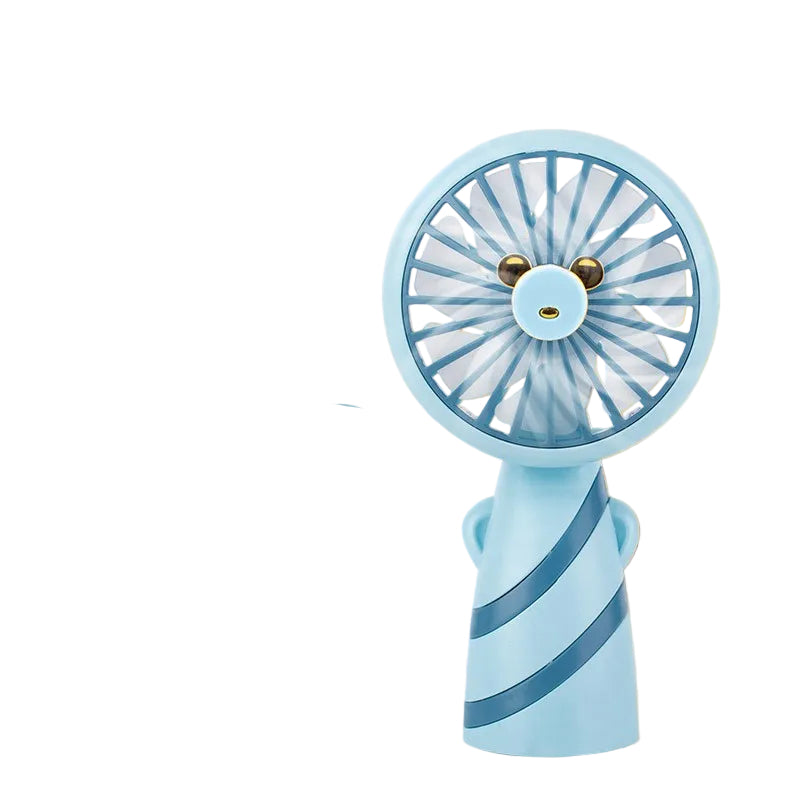 Women's Portable Mini Hand Fan in Cute Bear Design Kalsten