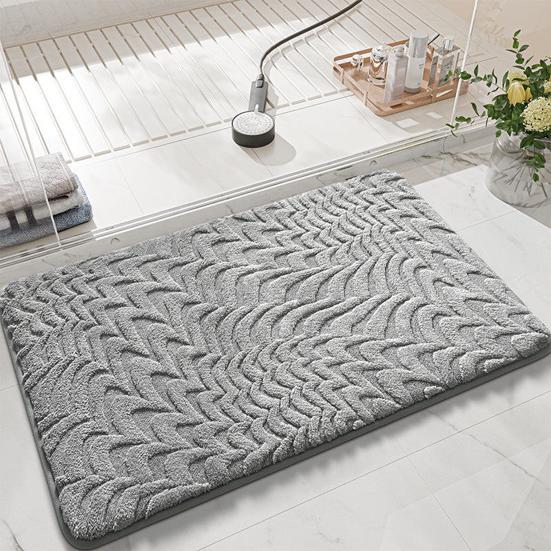 Textured Luxury Memory Foam Bath Mat Kalsten