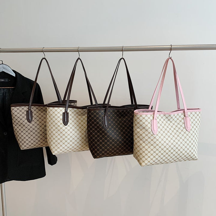 Elegant Geometric Pattern Tote Bag Kalsten