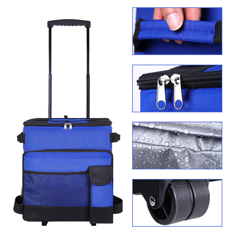 Women’s cooler trolley with expandable storage Kalsten
