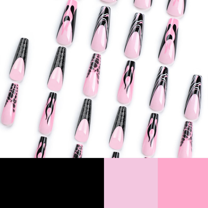Artistic stiletto nails in modern design Kalsten