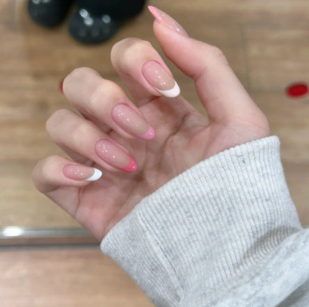 Elegant Ombre French Tip Nail Extensions Kalsten