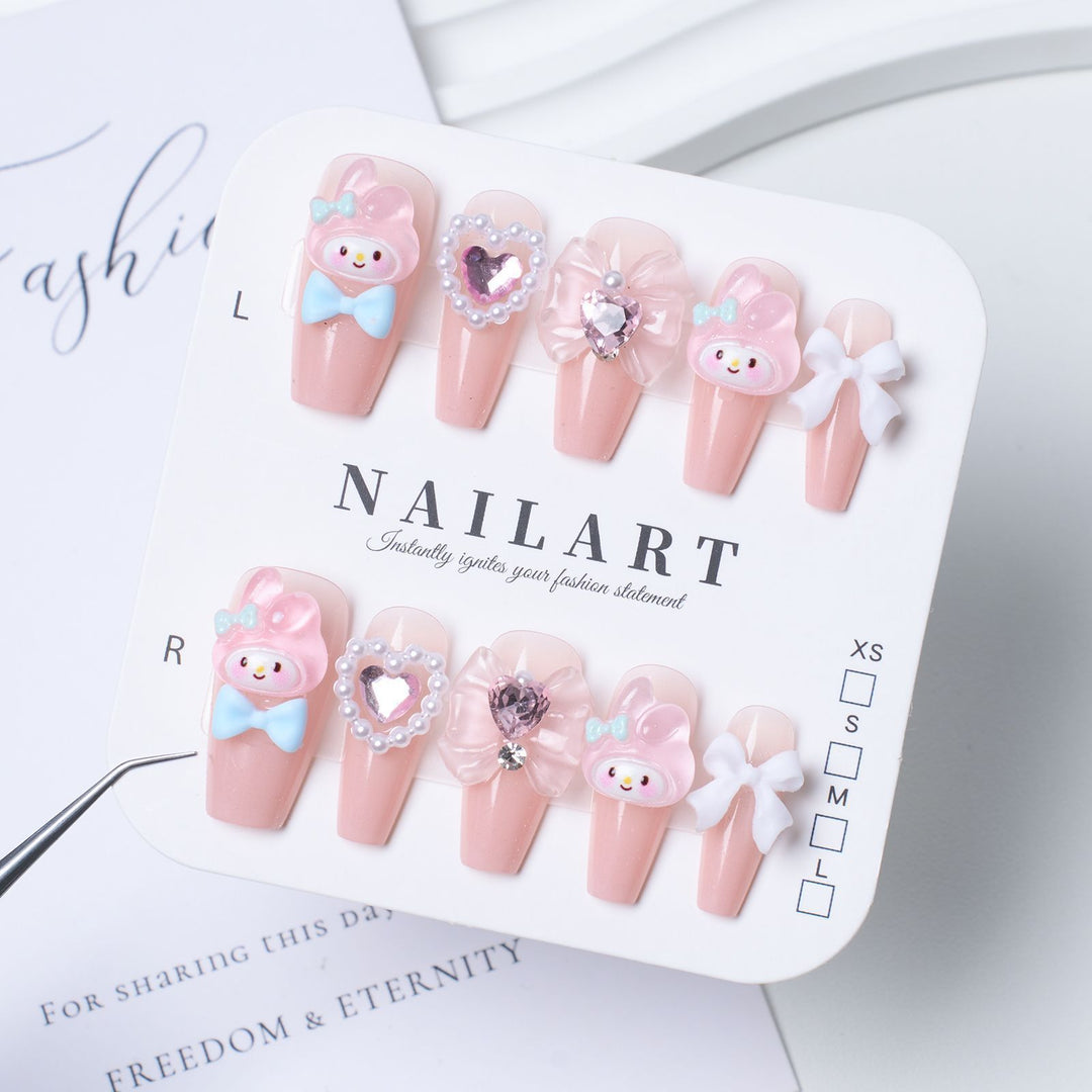 Stylish Press-On Nail Set