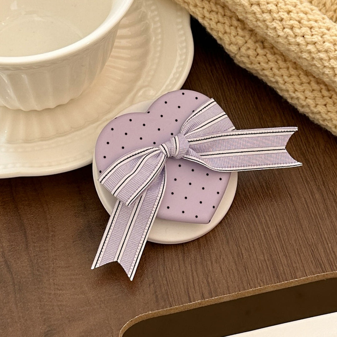 Heart-shaped cosmetic box with bow motif Kalsten