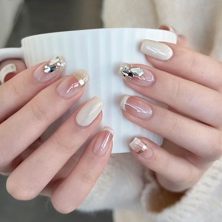 Ombre Press-On Nails with Glossy Finish Kalsten