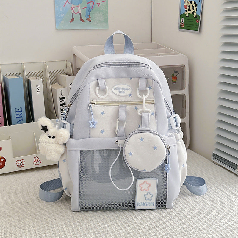 Cute Star Patterned Backpack