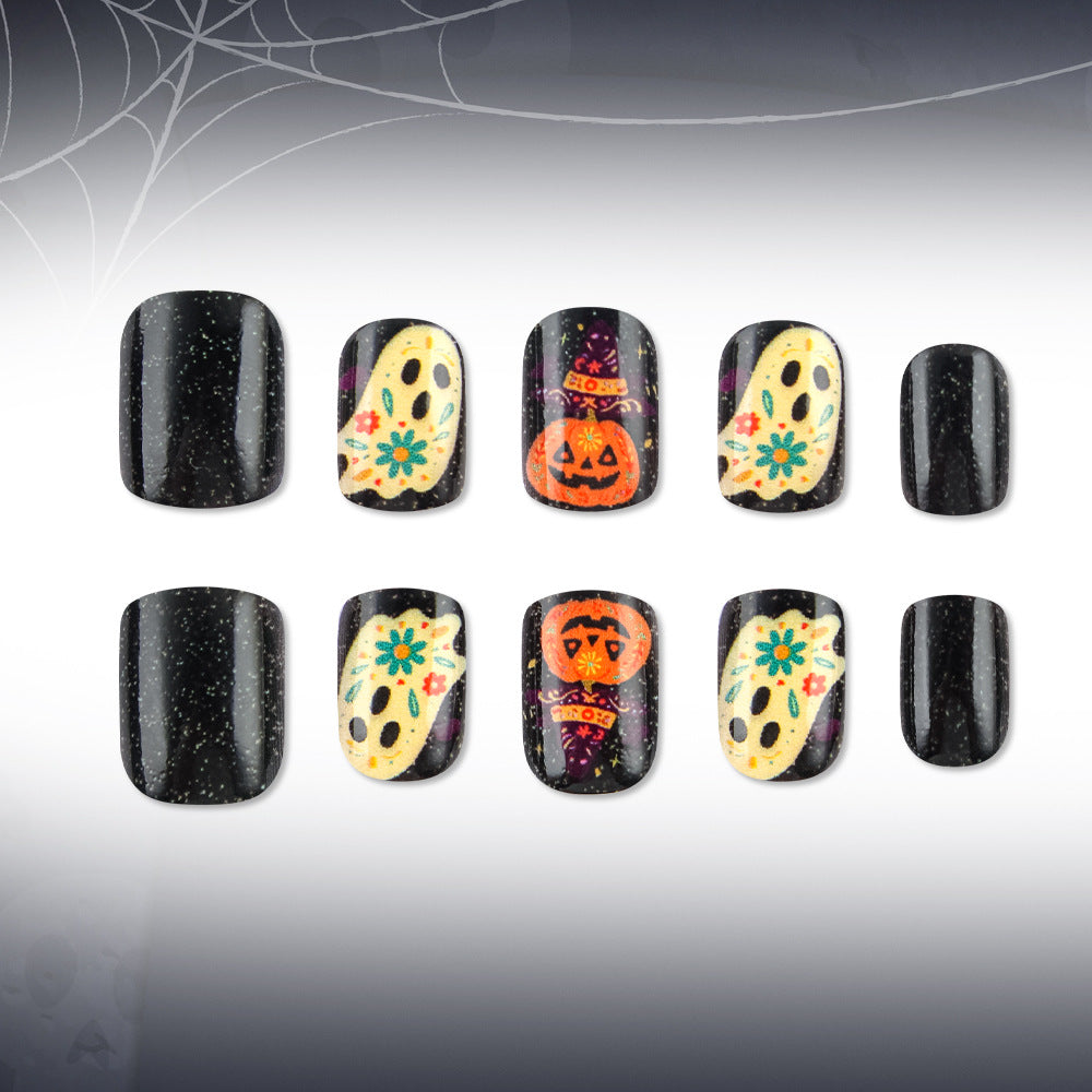 Halloween-Themed Press-On Nail Art Kalsten 1787542717