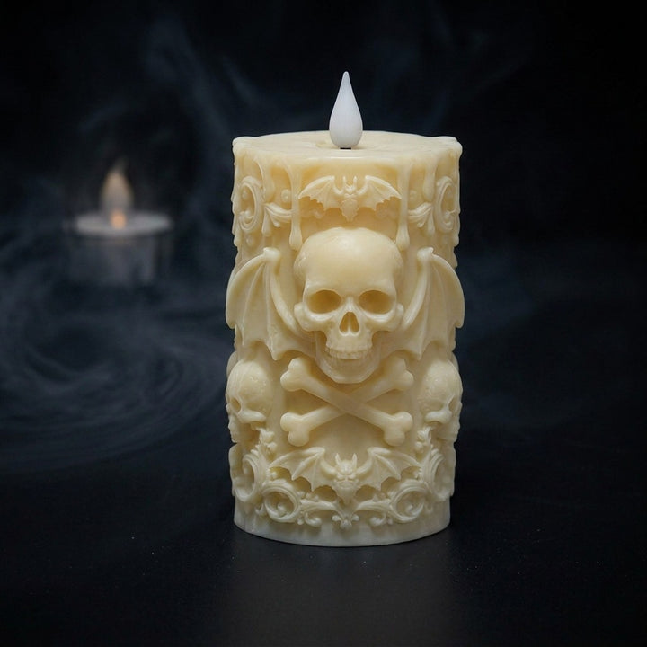 Decorative Skull Candle