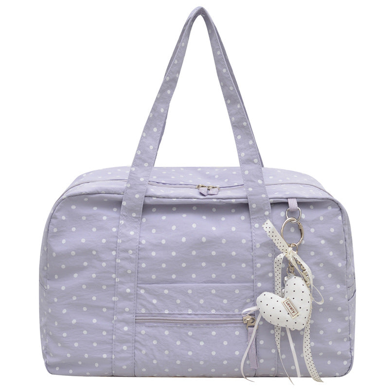 Stylish Polka Dot Travel Duffle Bag Kalsten