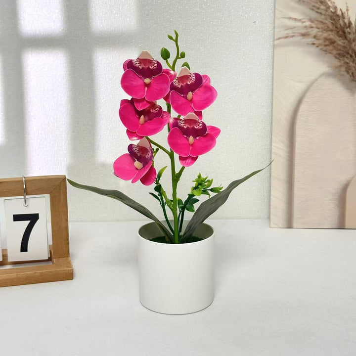 Faux Orchid Arrangement for Home Decor Display