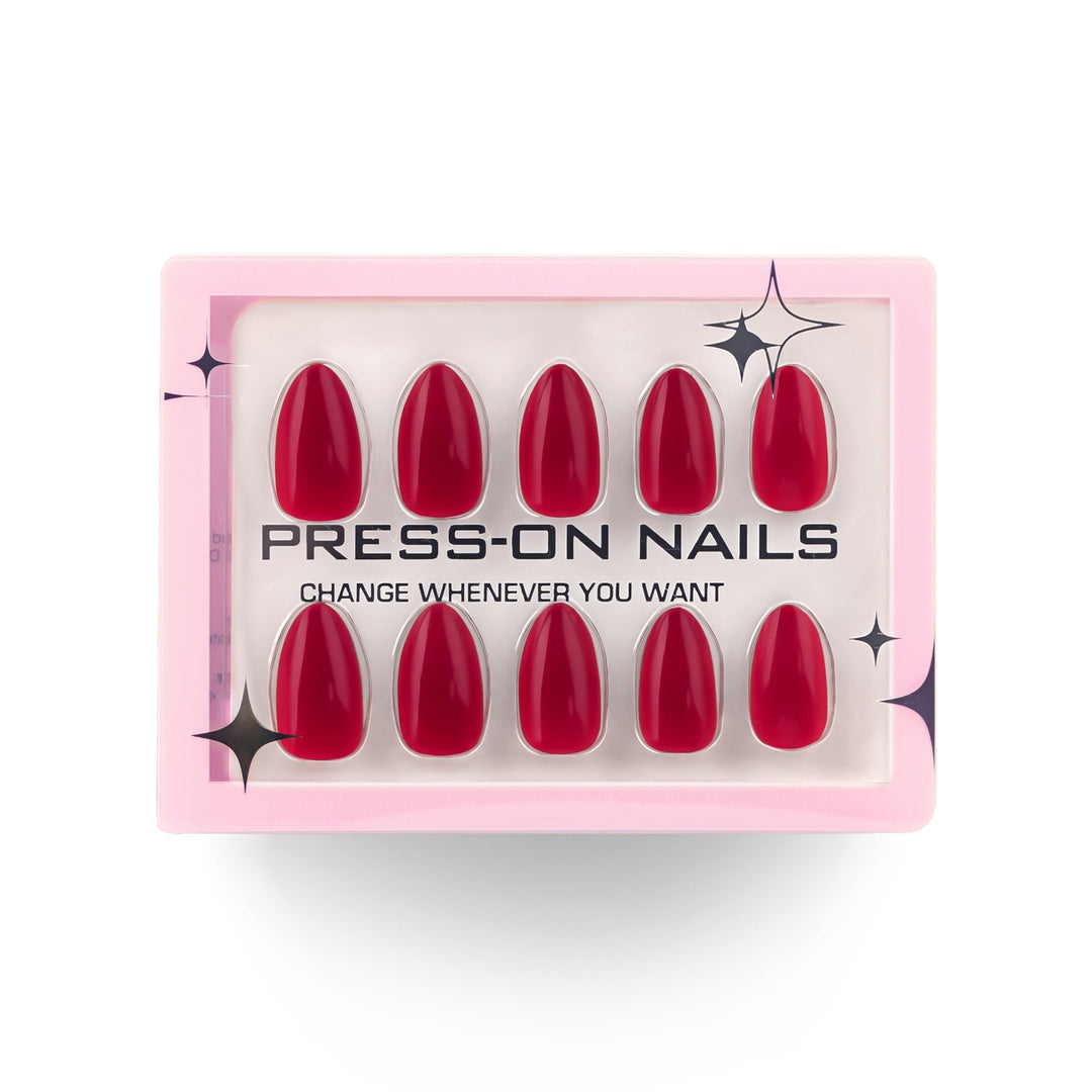 Artificial press-on nails in an elegant oval design Kalsten