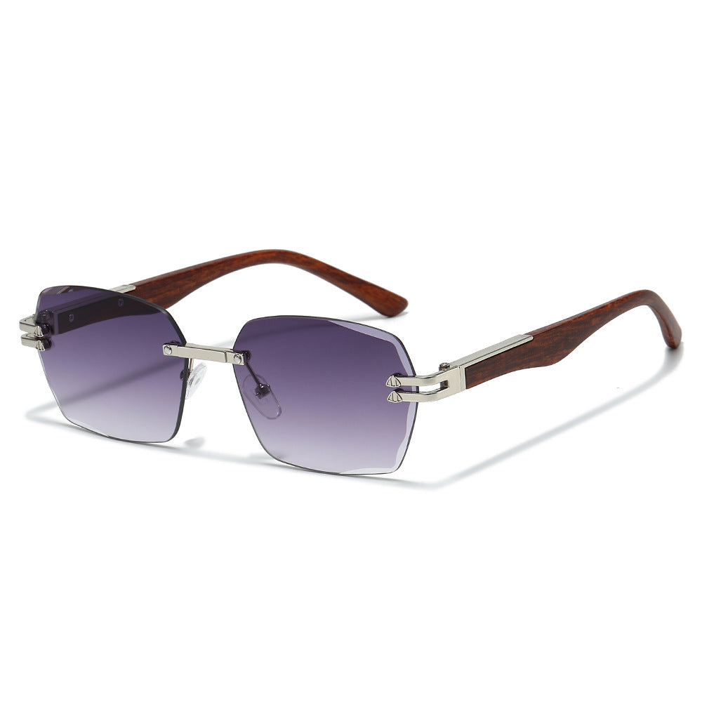 Oversized Geometric Sunglasses with Metal Details Kalsten