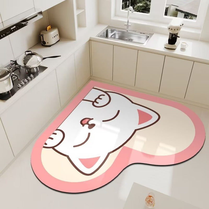 Cute Panda Themed Kitchen Floor Mat Kalsten