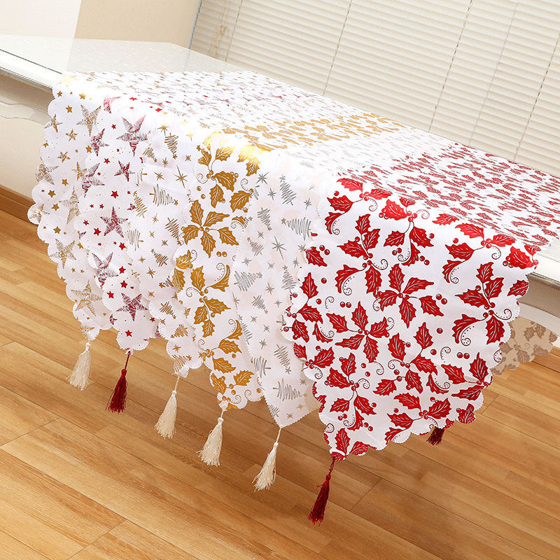 Elegant Star-Embellished Table Runner Kalsten