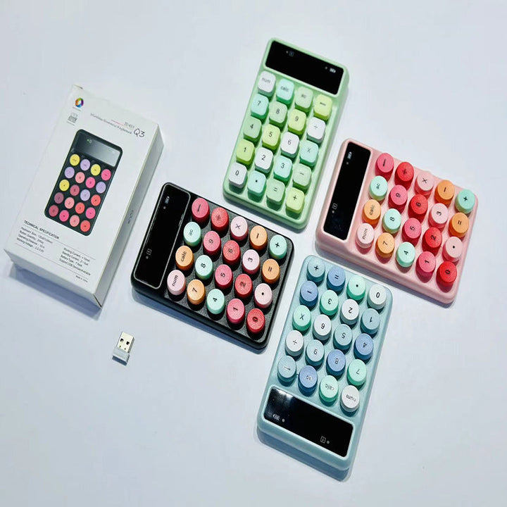 Wireless Retro Calculator Keyboard Kalsten