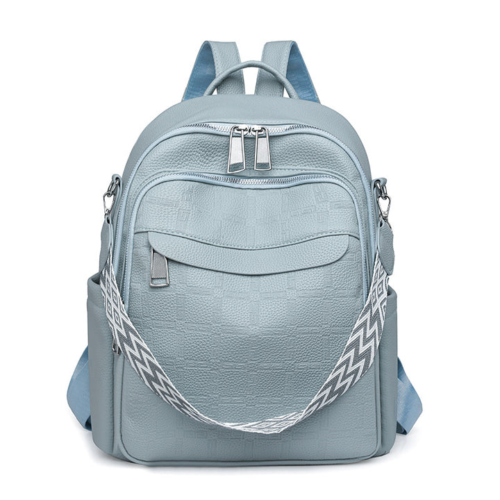 Versatile Textured Backpack with Multiple Compartts Kalsten