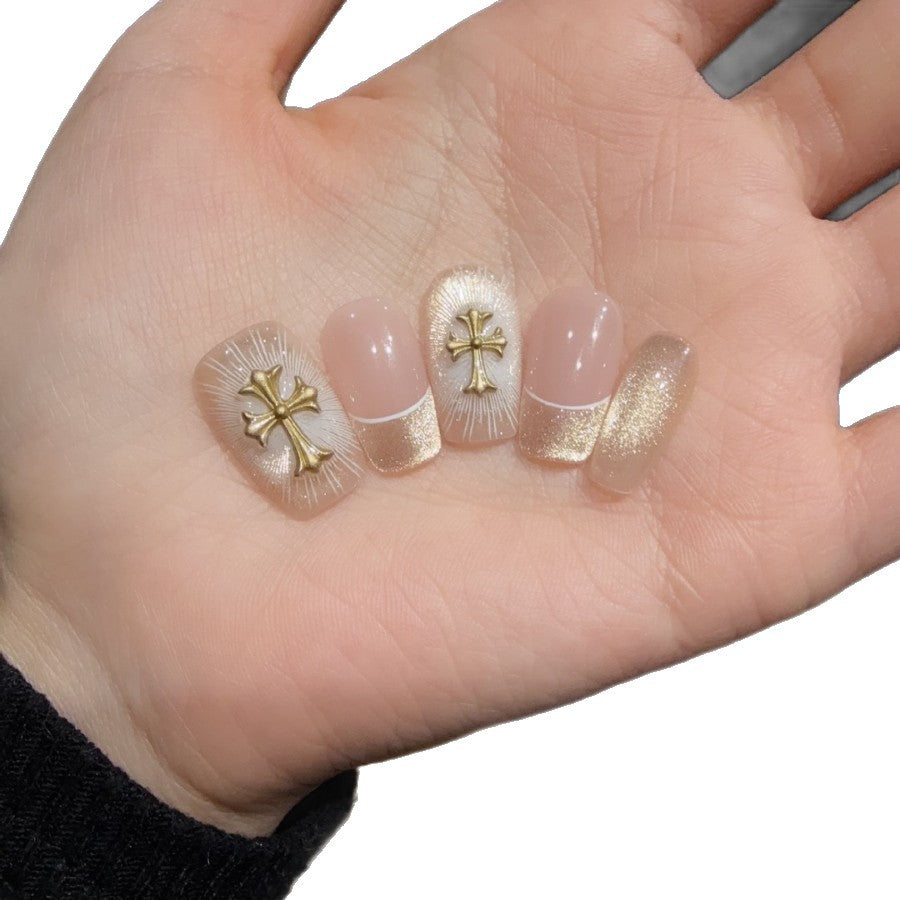 Decorative Press-On Nail Set Kalsten