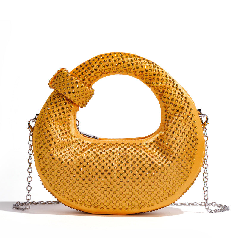 Chic Rhinestone-Embellished Handbag Kalsten
