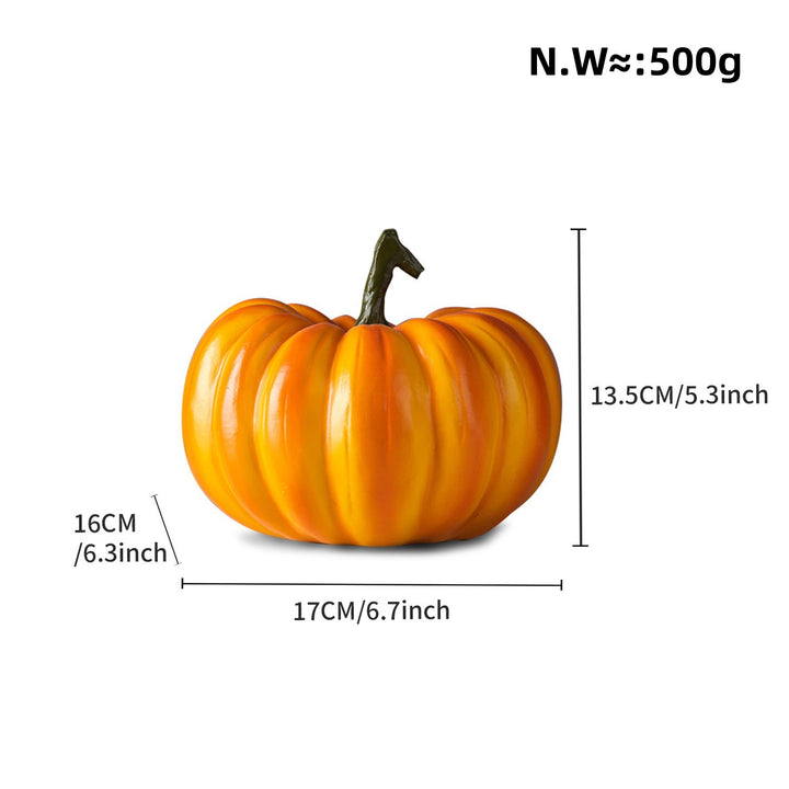 Decorative pumpkin figure as autumn probe Kalsten