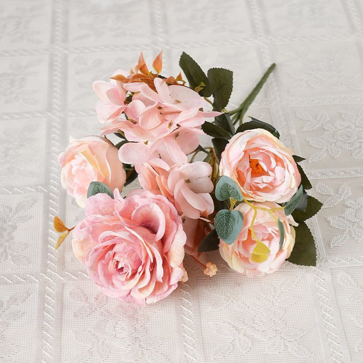 Lush Realistic Floral Bouquet Arrangement