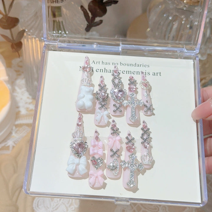 Artistic 3D Decorative Nail Art Tips Set