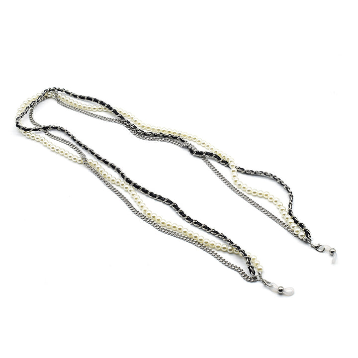 Elegant Multi-Strand Beaded Eyewear Chain Kalsten