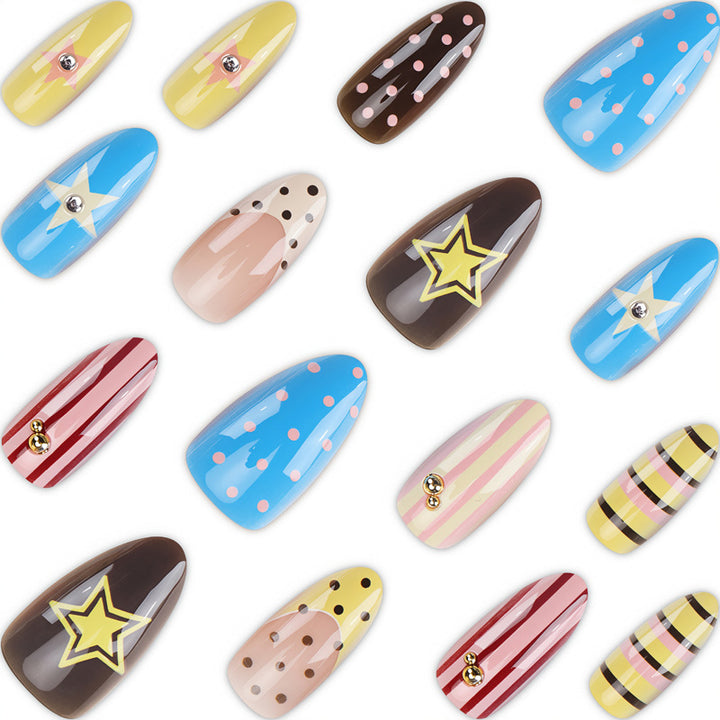 Creative Themed Press-On Nails Kalsten