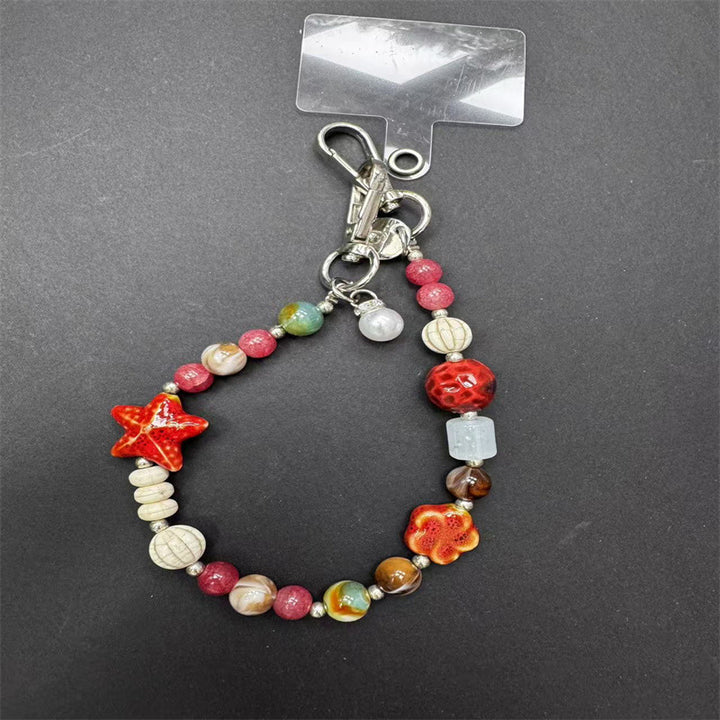 Decorative Beaded Charm Keychain Kalsten 1790134546