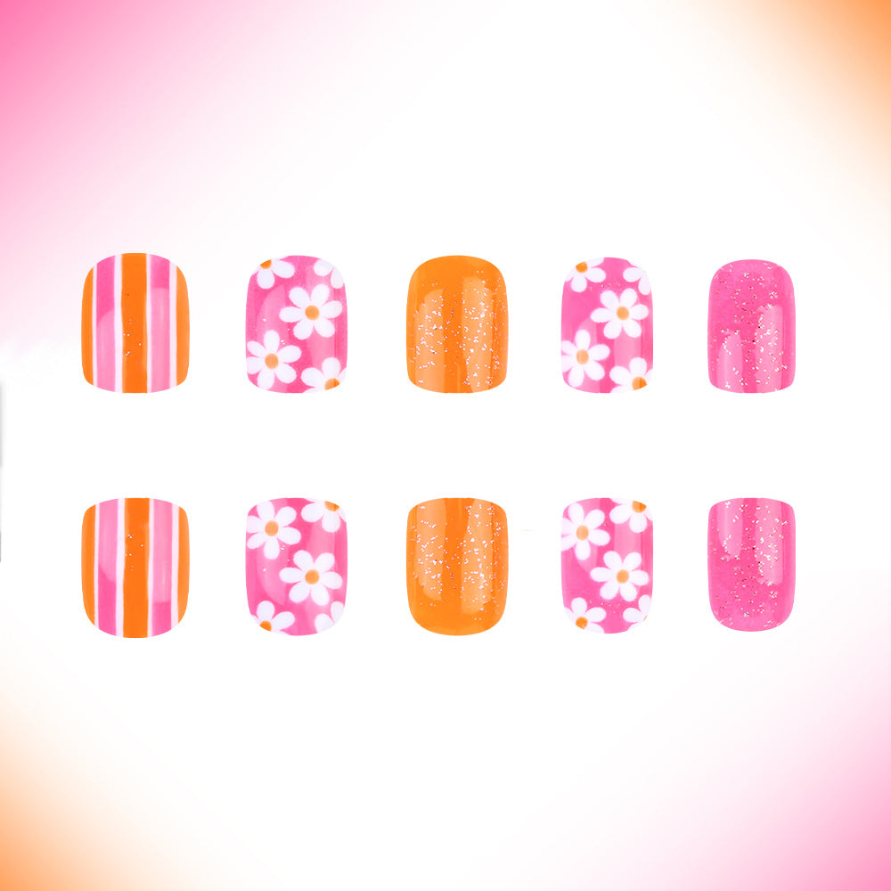 Vibrant Floral Nail Art Kit Kalsten