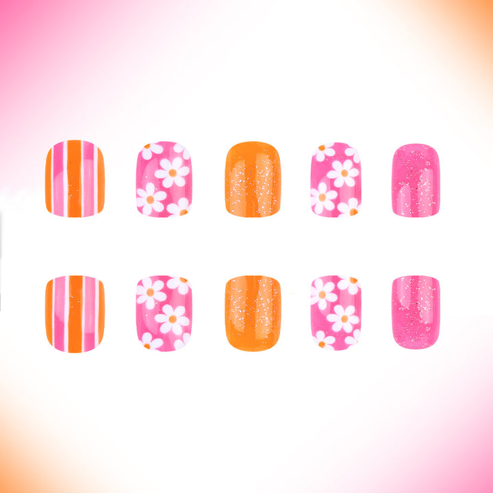 Vibrant Floral Nail Art Kit Kalsten