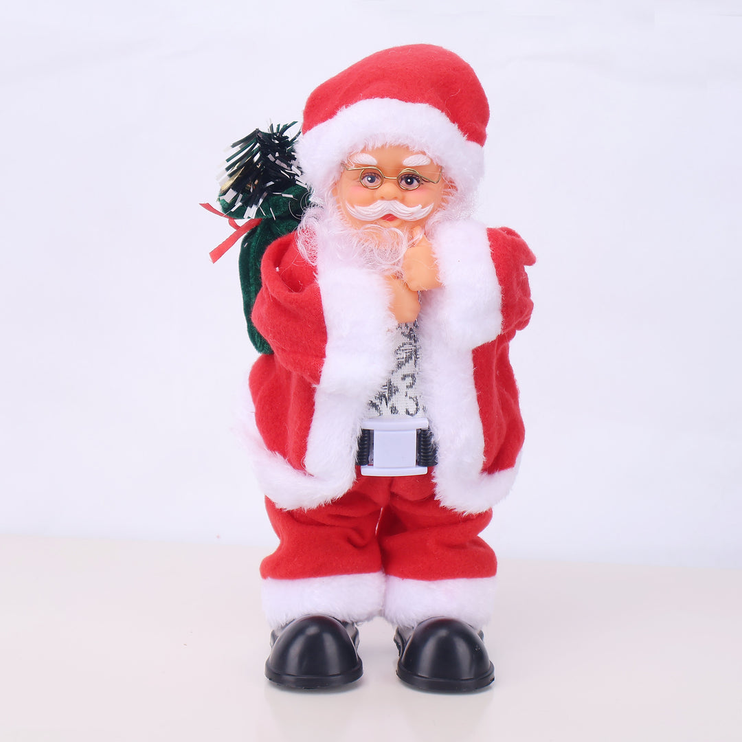 Decorative Santa Claus figure with candy