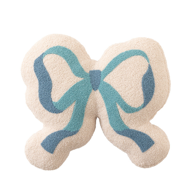 Form pillow in loop design with bouclé cover and soft filling Kalsten