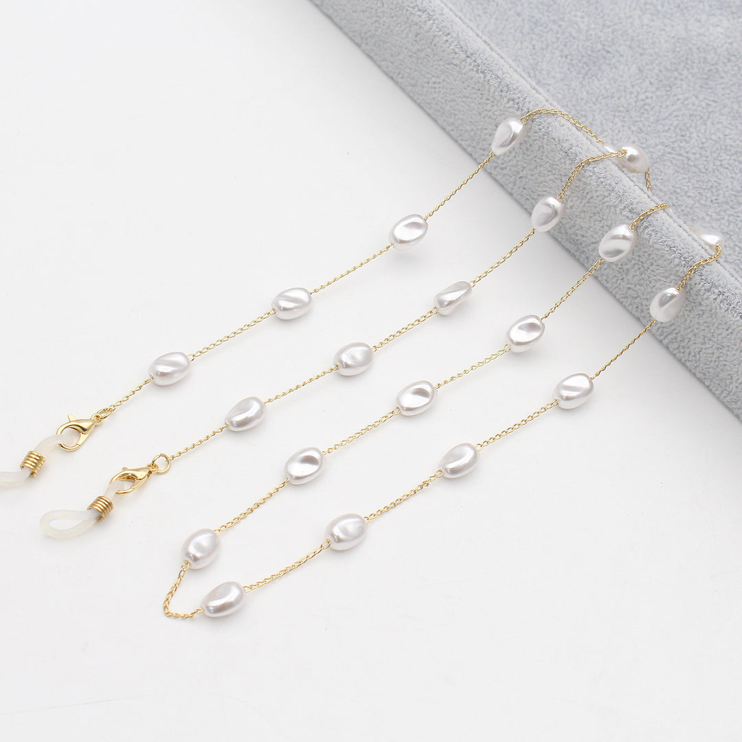 Pearl-Accented Eyewear Chain Kalsten