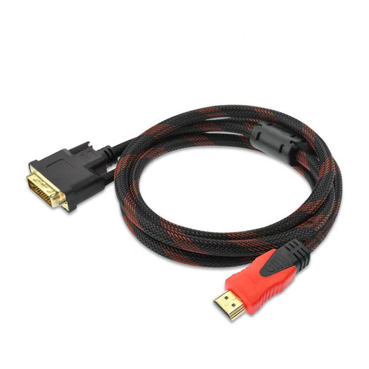 High-Speed HDMI to DVI Video Cable with Durable Braided Jacket Kalsten