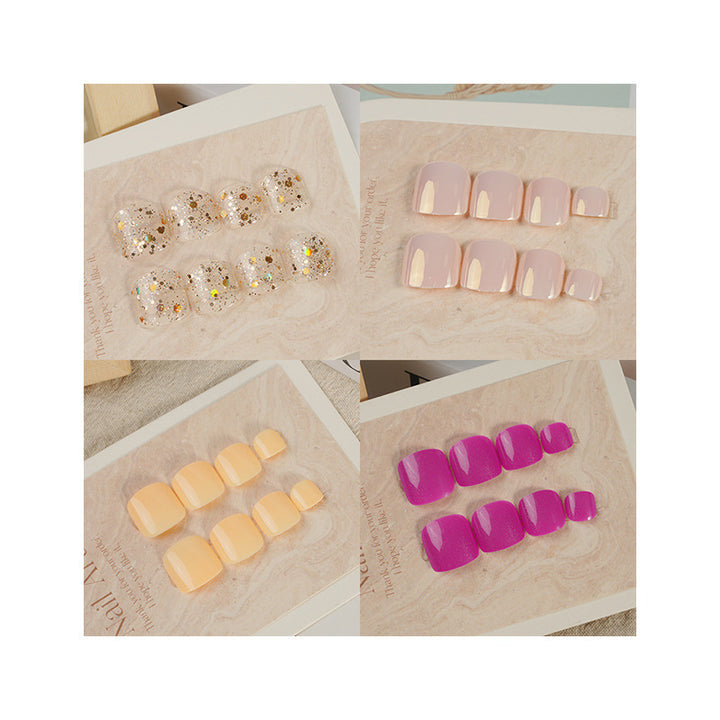 Glossy Short Press-On Nail Set Kalsten